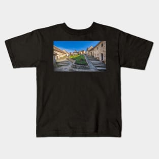 The Rasnov Citadel in Romania Kids T-Shirt